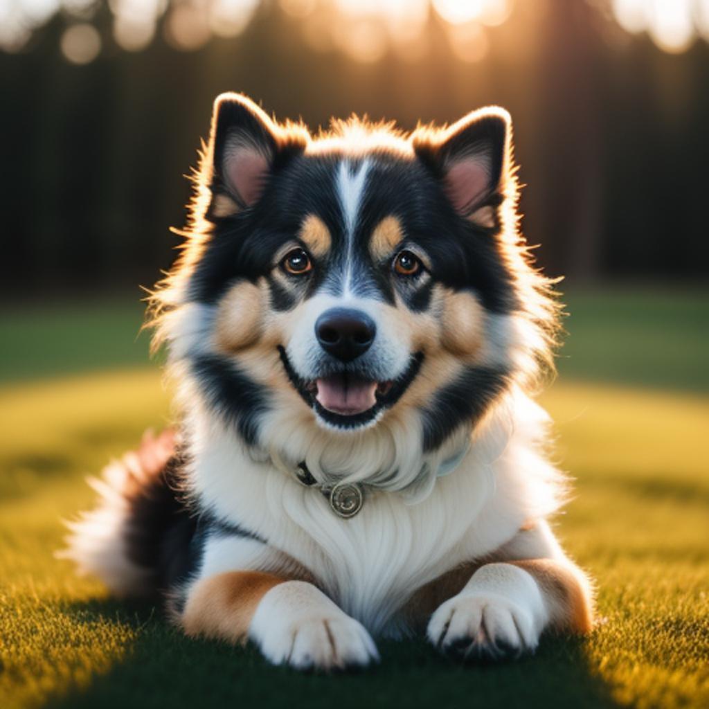"ai_generated creates stunning dog portraits with beautifully textured, fluffy fur that will capture your pet's unique personality and charm. "