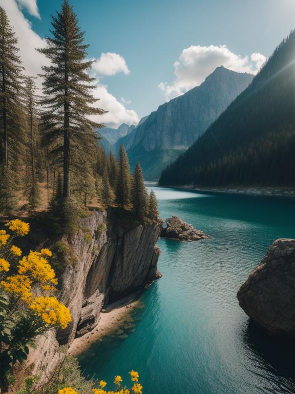 @ai_generated's ultra realistic photography of nature showcases the stunning beauty of the great outdoors captured with unmatched precision and detail.