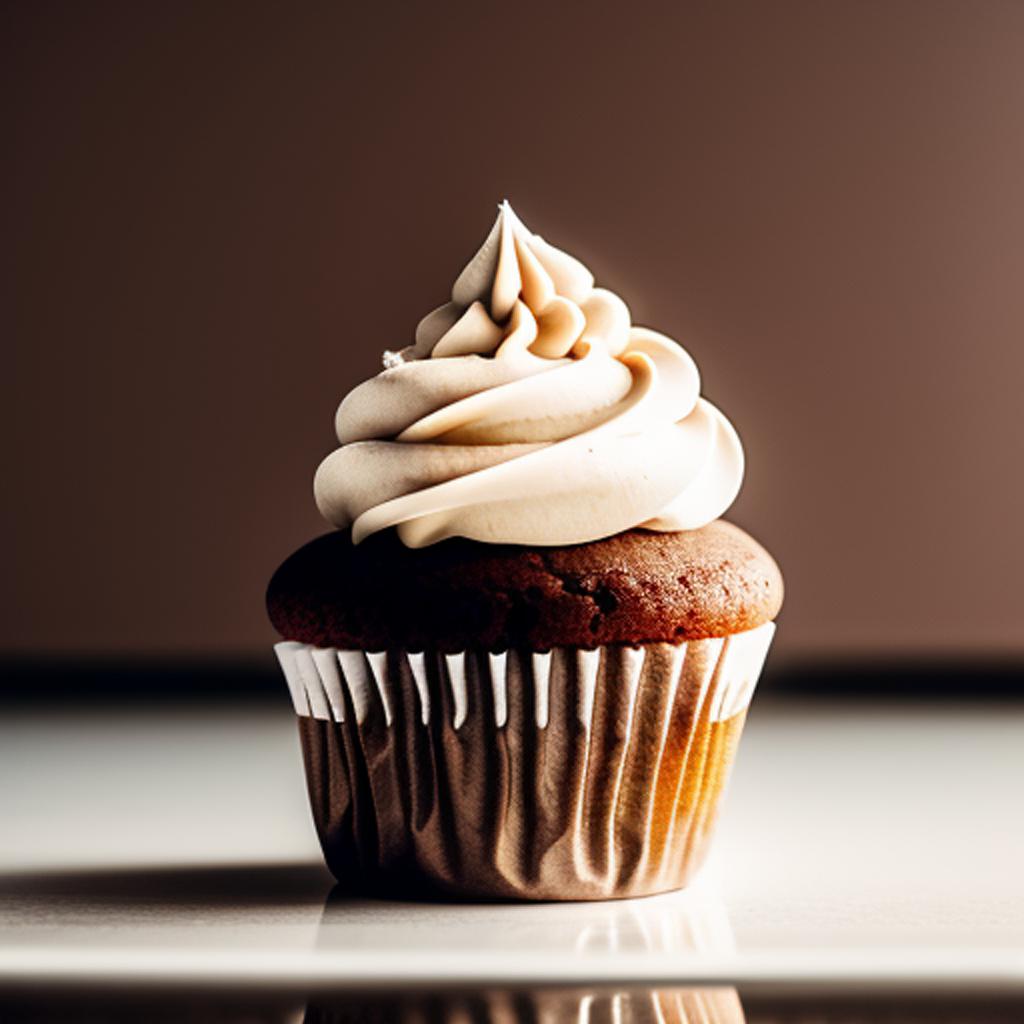 Indulge in the deliciousness of vanilla-flavored cupcake created by @ai_generated. These cupcakes are sure to satisfy your sweet tooth desires while