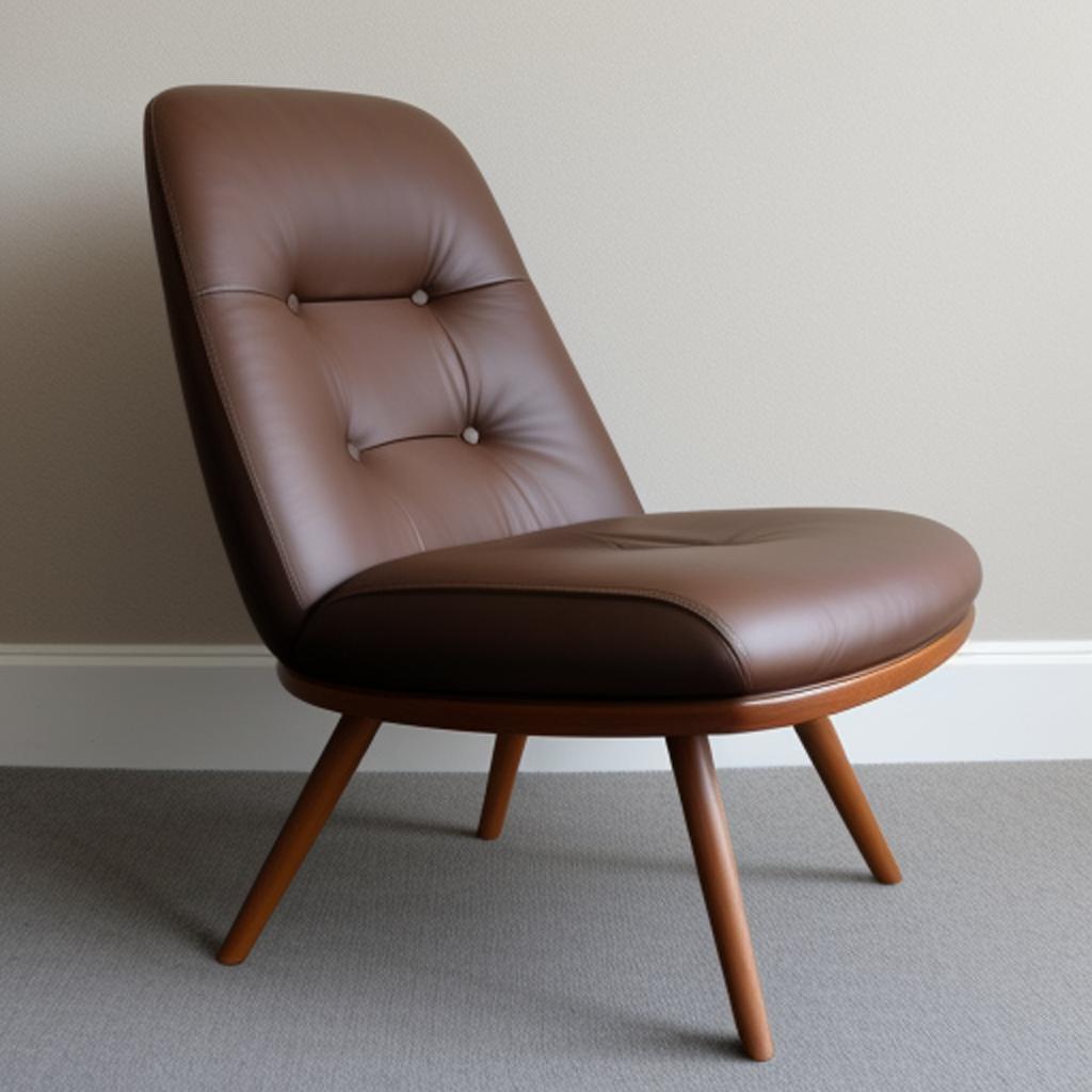 Looking for a stylish addition to your home décor? Check out the trendy round brown chair design by @ai_generated that will surely make a statement in any