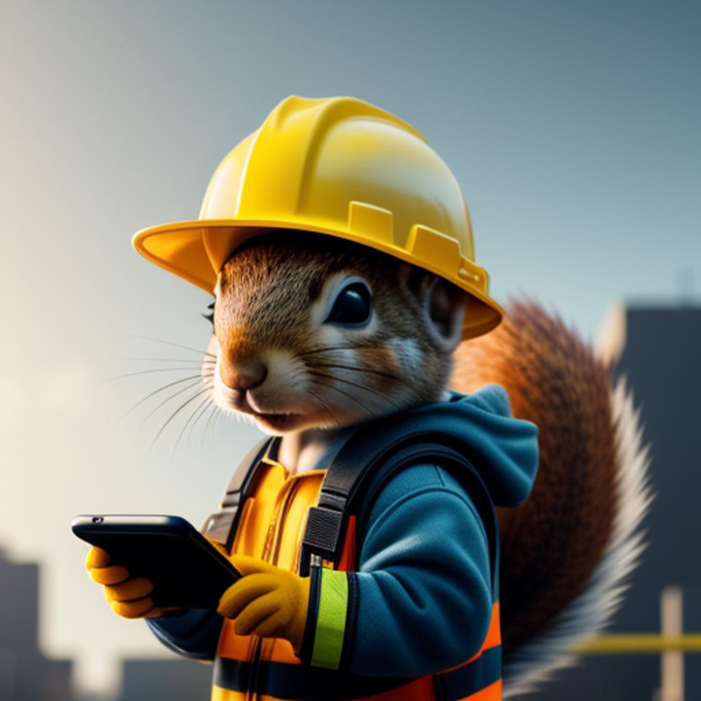 "discover the adorable charm of a little squirrel found in the captivating artwork created by ai technology in 'ein kleines eichhörnchen im