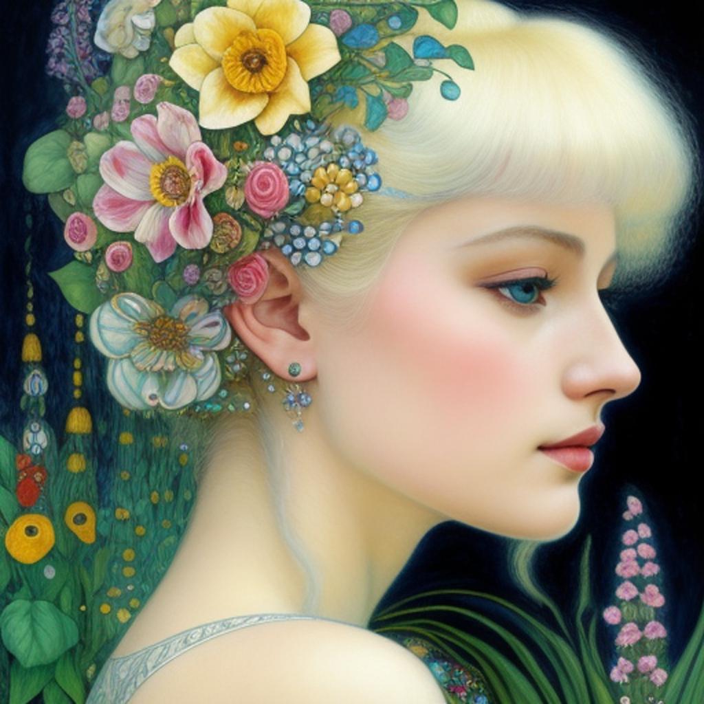 Experience the beauty of exotic flowers like never before with the latest ai-generated design by @ai_generated.
