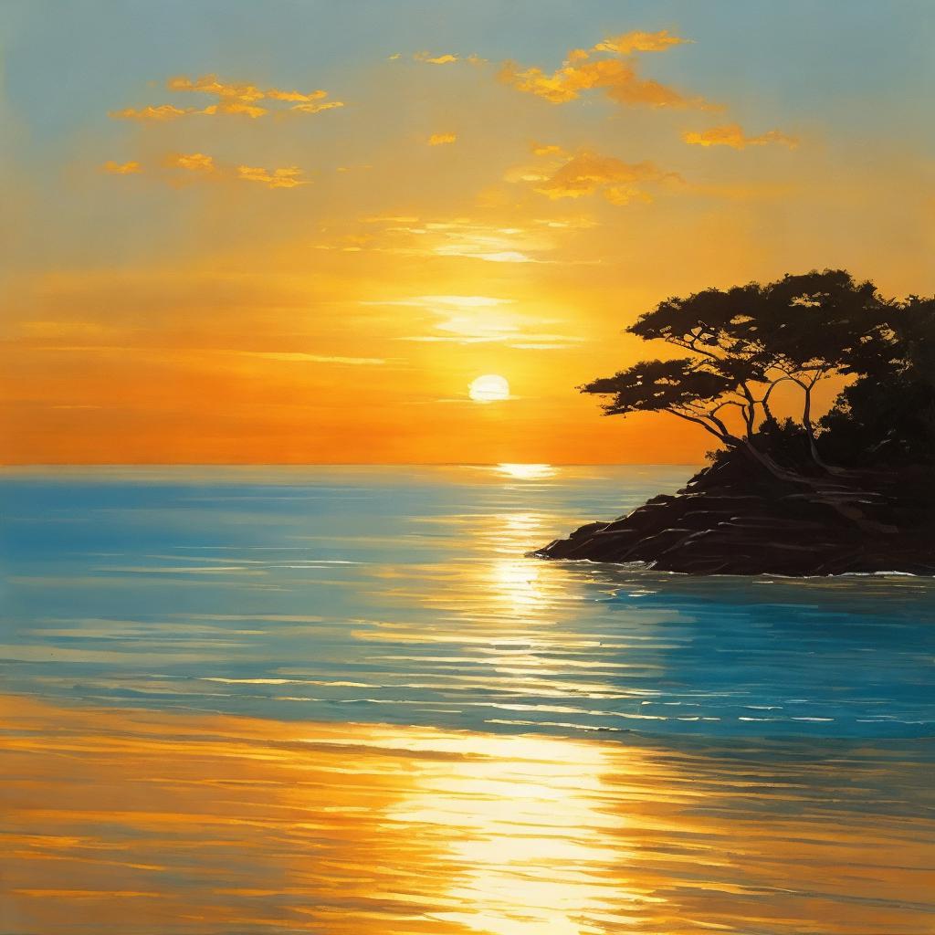 Discover the breathtaking beauty of an ocean scene captured by @ai_generated, featuring serene waters that will leave you in awe.