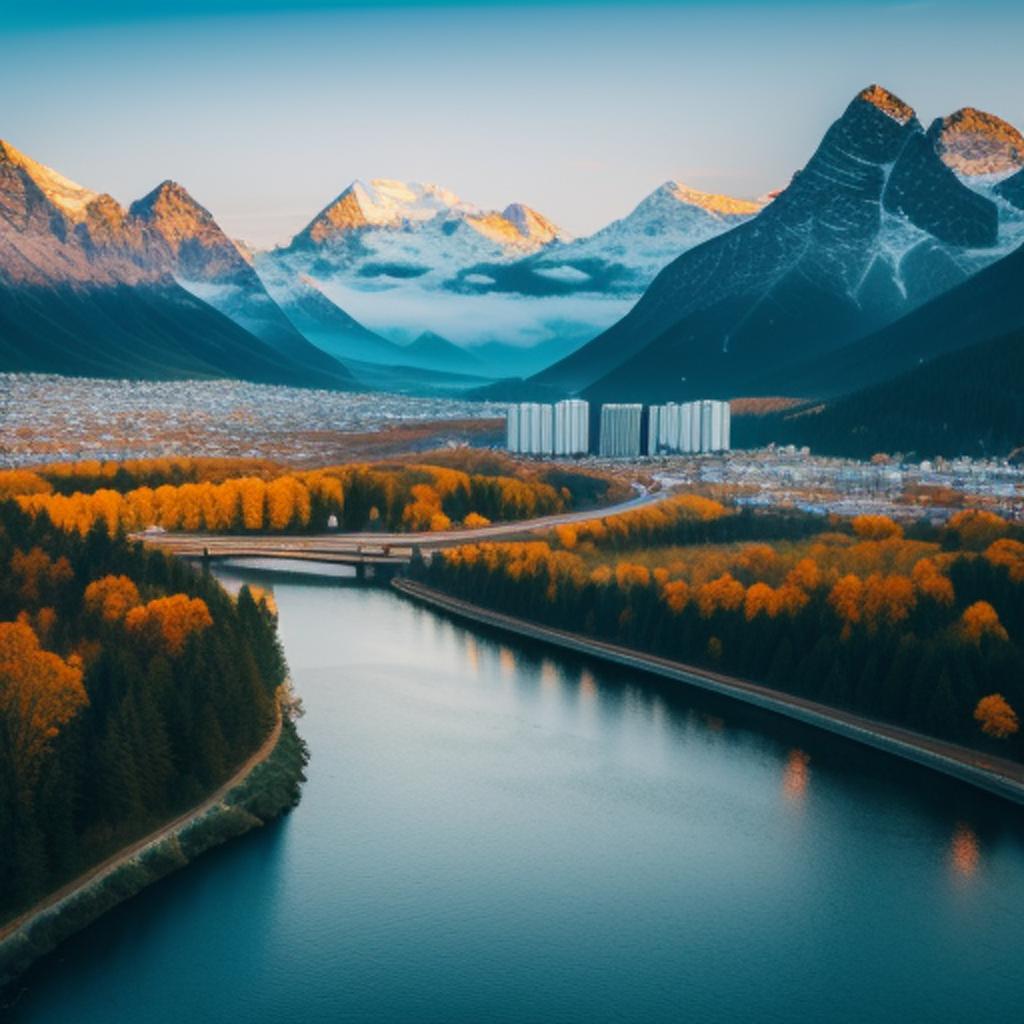 Discover the breathtaking beauty of the city captured through the lens of @courtneycameron1 and enhanced by the creative power of ai generation.