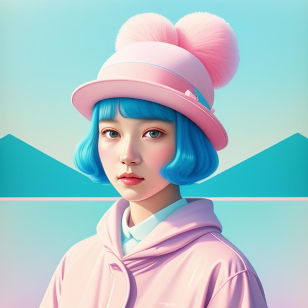 Discover the soft and delicate beauty of pastel colors with the stunning collection by @ai_generated.