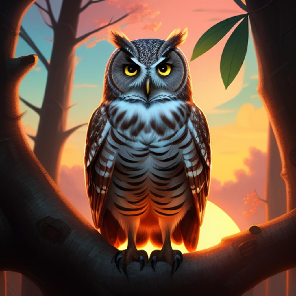 "discover the stunning digital artwork of a white owl staring in awe, created through innovative ai technology with @ai_generated. "