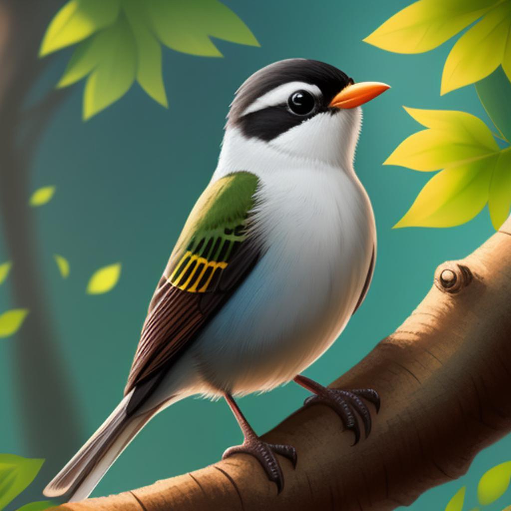 "discover the beauty of birds as a little bird perches on a tree in the captivating photo series 'นกน้อย เกาะ
