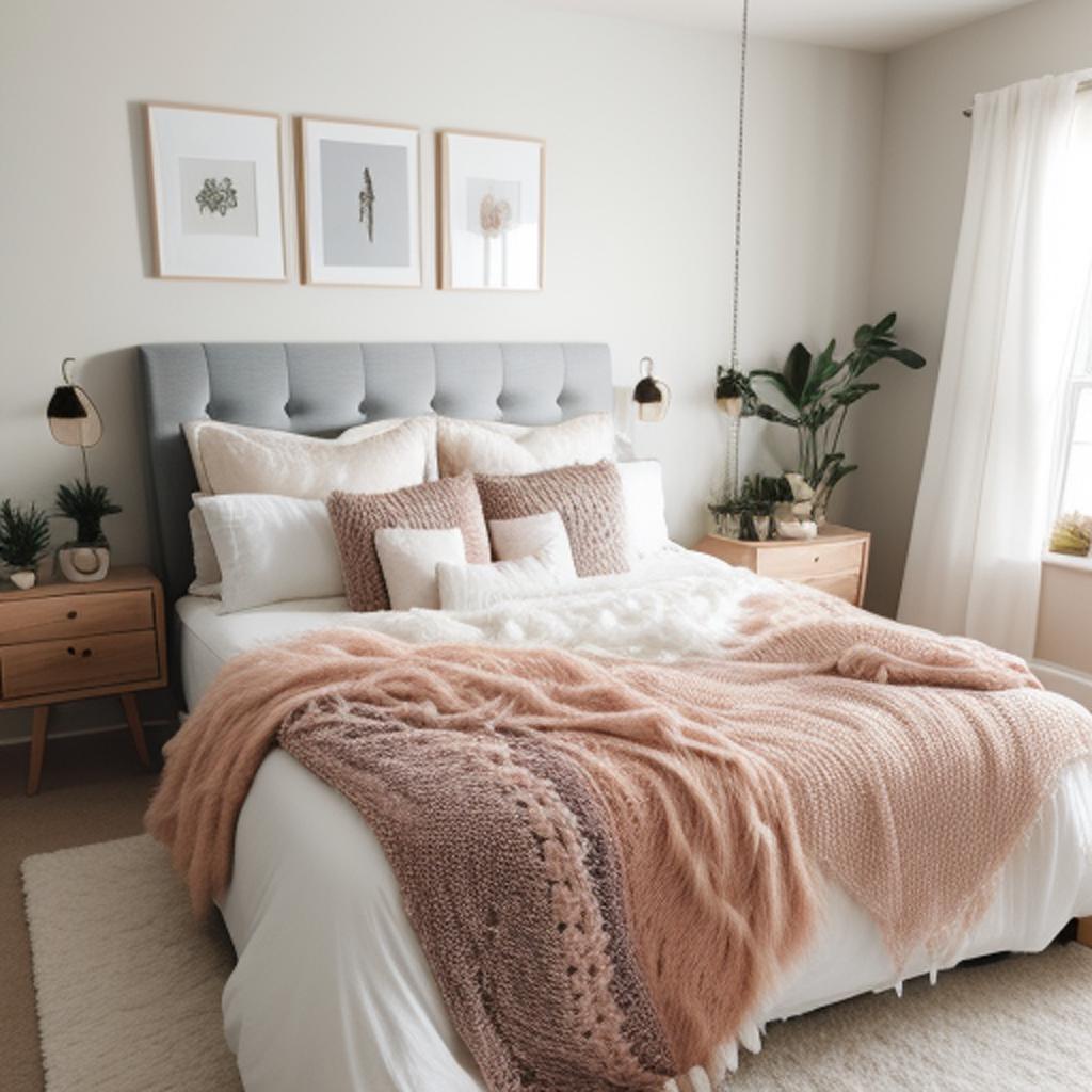 Transform your bedroom into a modern and cozy sanctuary with stunning ai-generated backgrounds.