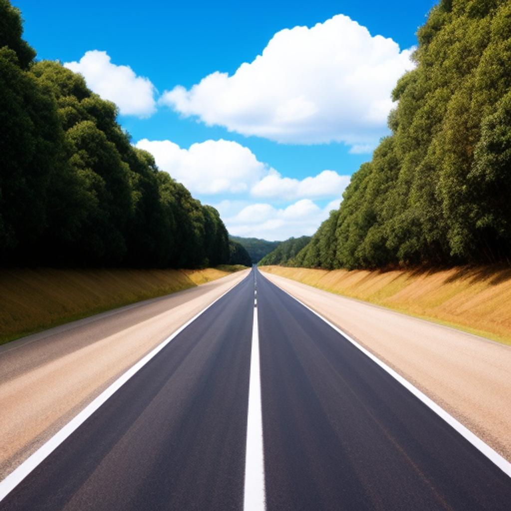 "discover the stunning @ai_generated artwork featuring a breathtaking background, winding road, and gradient sky perfect for adding depth and dimension to your design projects. "