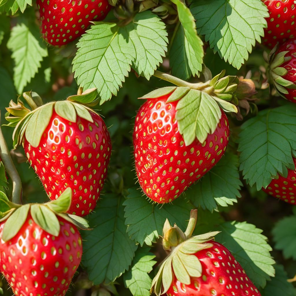 Looking for the tastiest and most scrumptious strawberries around? Look no further than @ai_generated, where freshly picked berries are always in season!