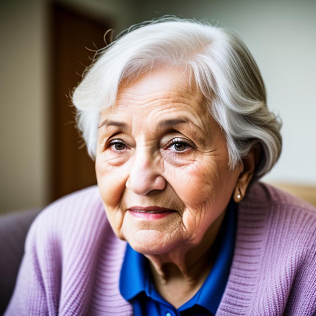 Alzheimer's patient - heartbreaking story shared by user & ai-generated photo