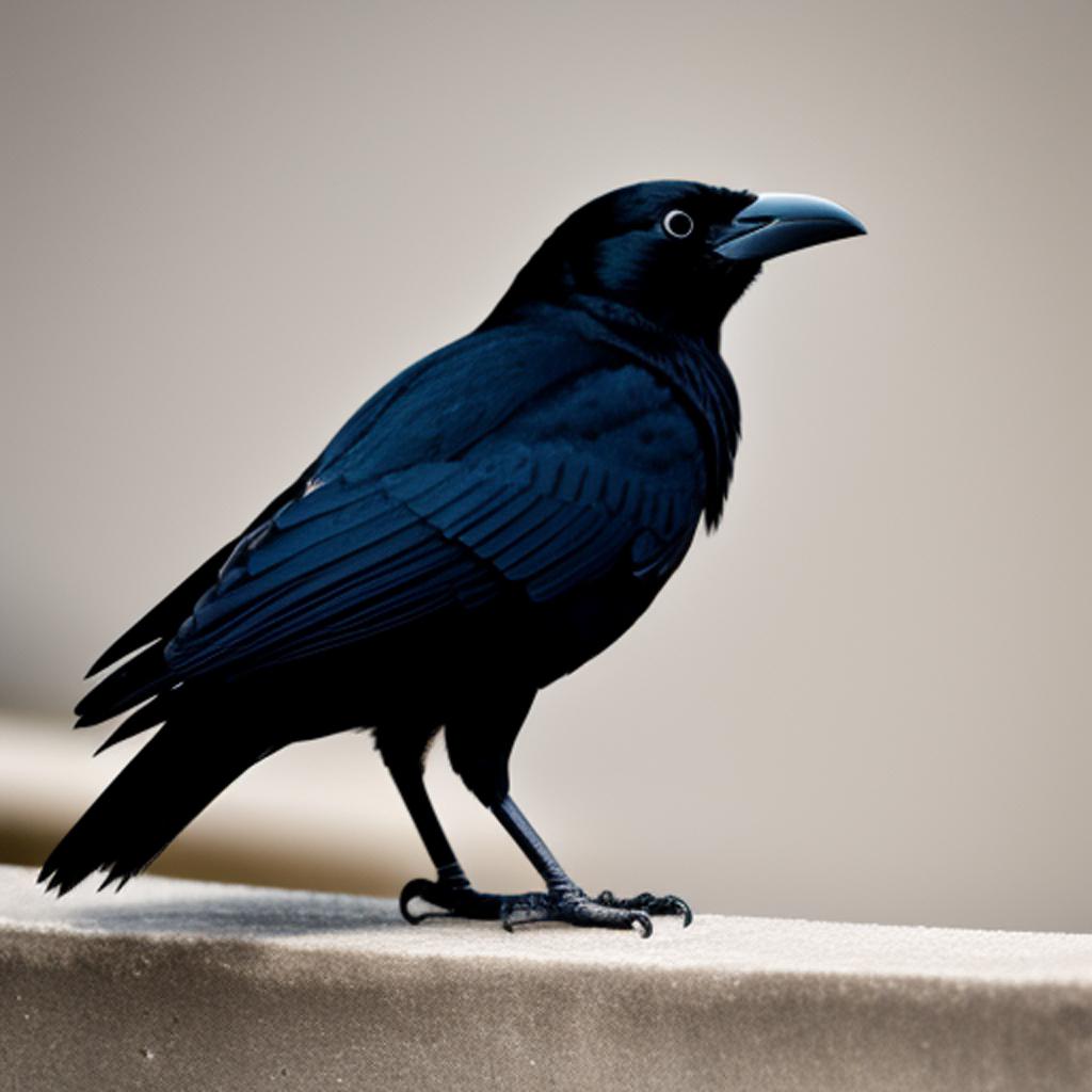 Discover the captivating beauty of bird photography as seen in "bird crow" by @taylorbourne29, enhanced by ai technology in collaboration with @ai