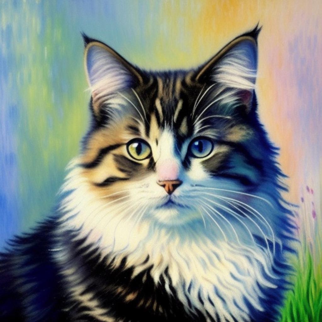 This fascinating artwork, featuring monet's signature strokes, was created using the innovative power of ai by @ai_generated.