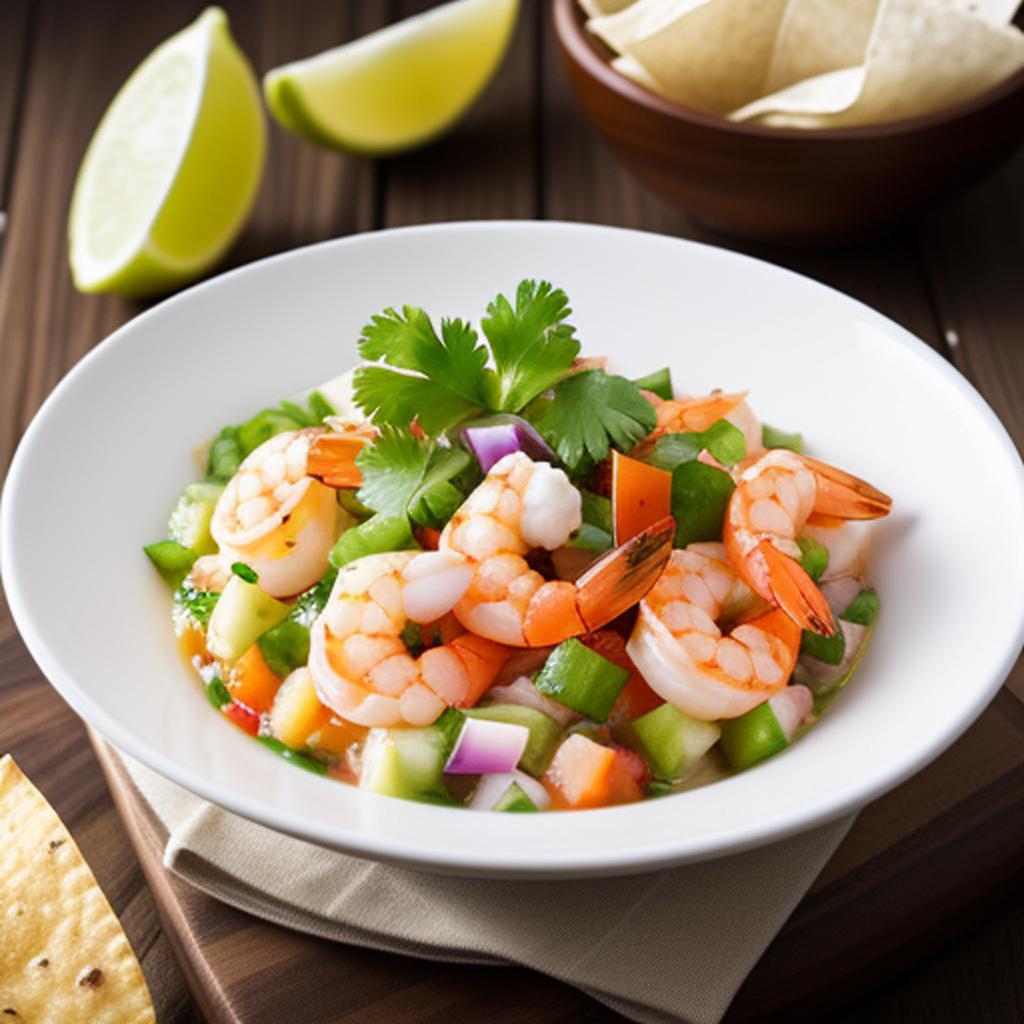 Looking for a savory and refreshing dish that is perfect for any occasion? Look no further than ceviche de camarones - a delicious recipe created