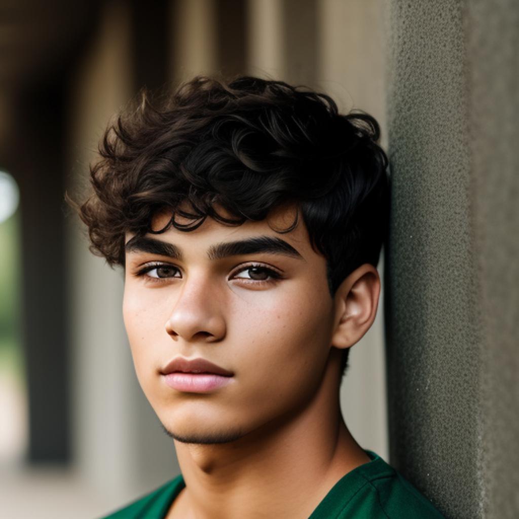 "meet the charming 21-year-old boy with a gorgeous tan complexion, as beautifully created by @ai_generated. "