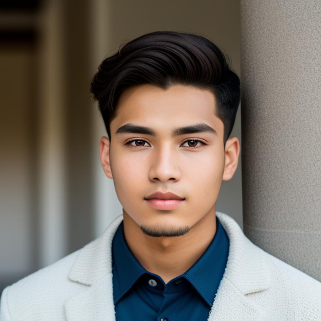 "discover the realistic and stunning portrayal of a young man's face created by ai generation in @ai_generated's latest work. "