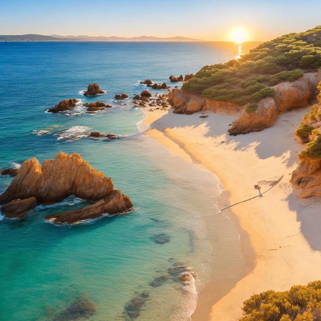 Escape the crowds and find ultimate relaxation at this secluded spanish beach, carefully handpicked for its tranquil beauty by ai technology.