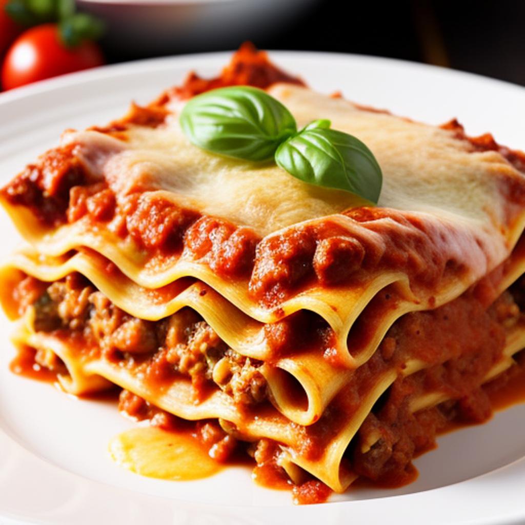 Indulge in an authentic italian experience with @lxmv86y3's mouth-watering lasagna, lovingly crafted with the help of ai