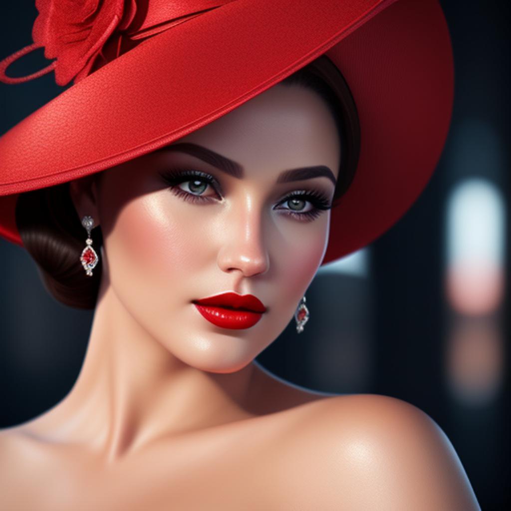 Experience the delicate and regal beauty of a royal princess as captured in stunning detail through a close-up portrait by @ai_generated.