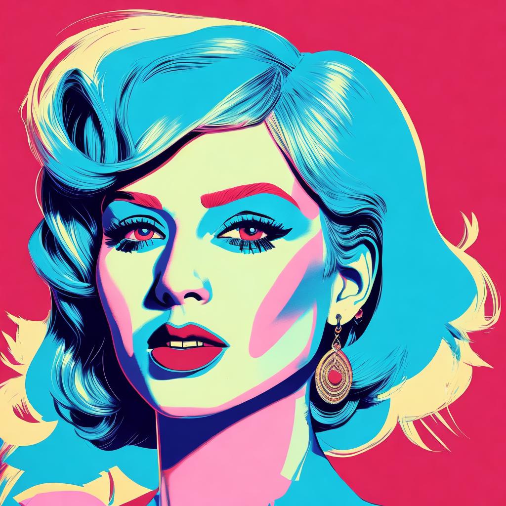 Pop art illustration, andy by @ai_generated