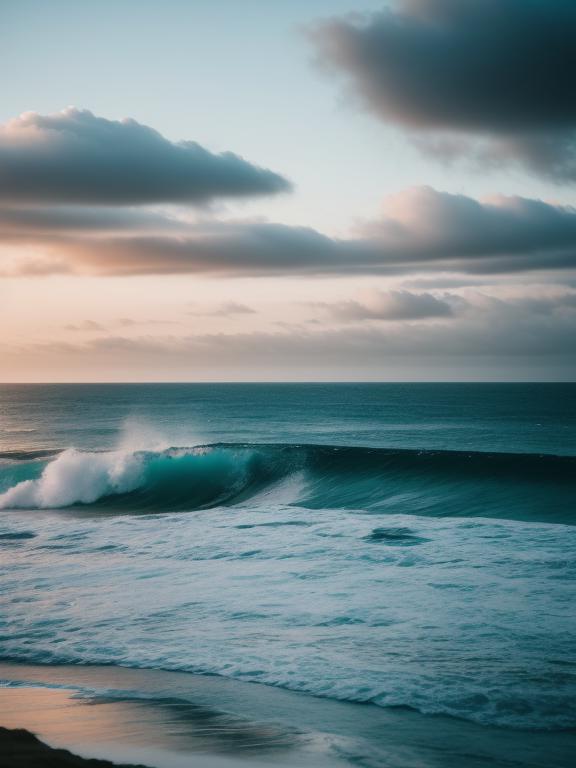 "discover the breathtaking tranquility of the sea through the art of peinture mer calme temps by @ai_generated - a stunning visual representation of