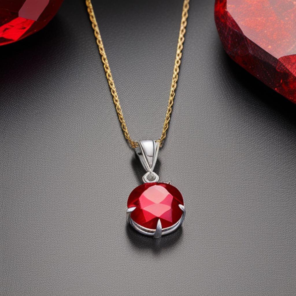 "discover the stunning beauty of red sapphire stone with the one-of-a-kind piece 'حجر ياقوت احمر'