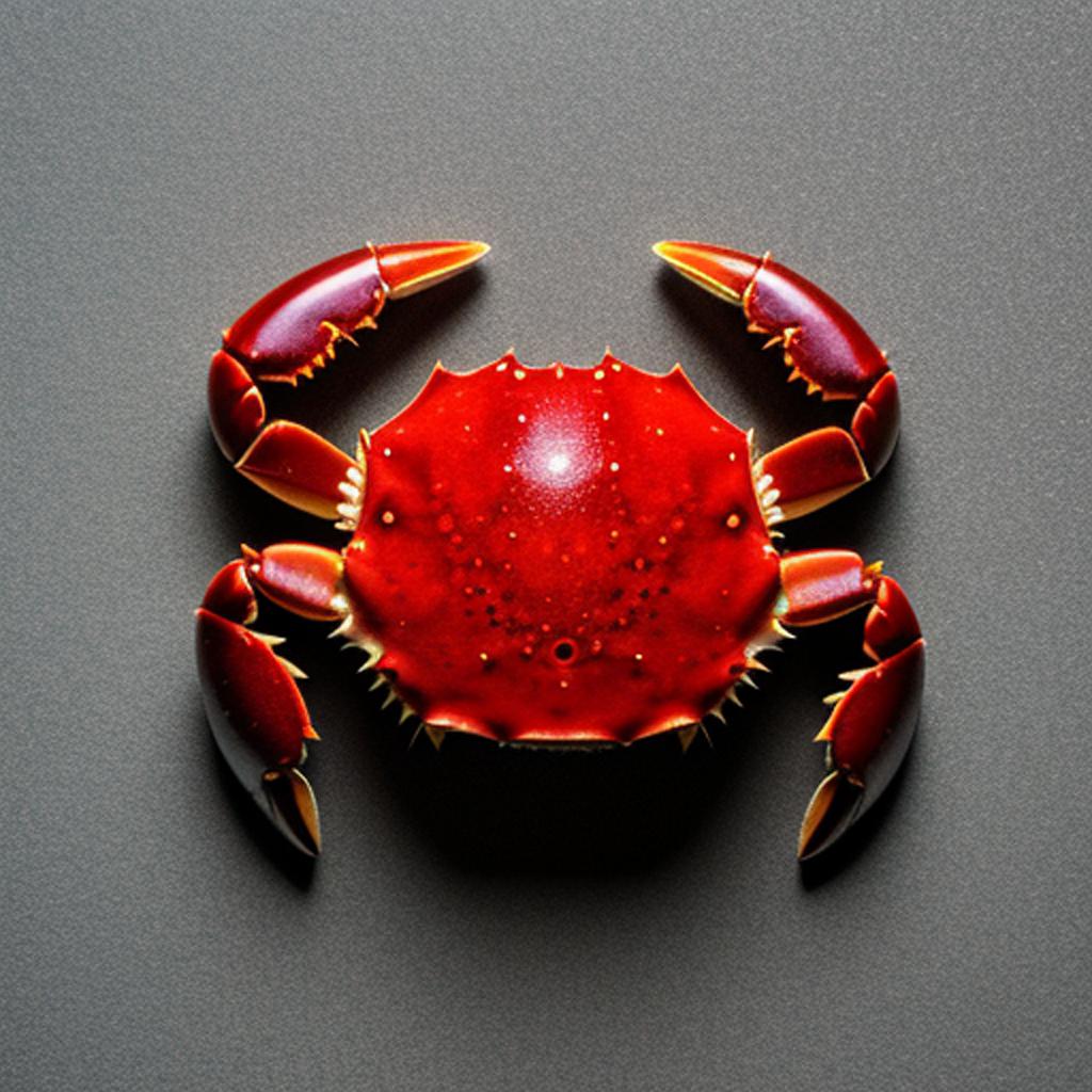 "indulge in the exquisite taste of crab with @mariapono's delectable creation, processed with the help of @ai_generated