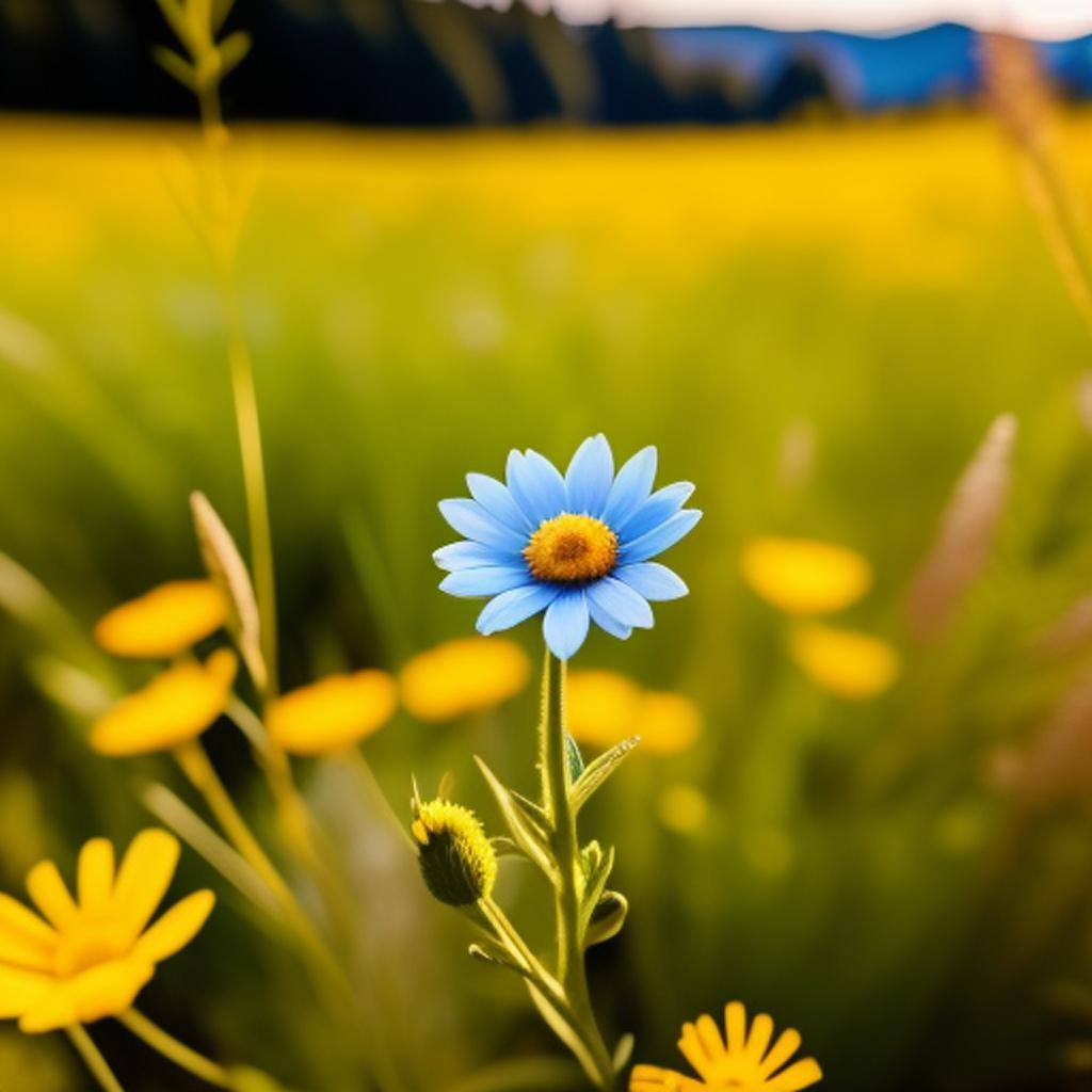 "a small, vibrant yellow by @ai_generated
