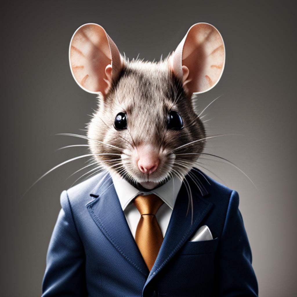 Discover the intriguing artwork "homme rat" by @ricarlotte, brought to life with the help of ai technology by @ai_generated.