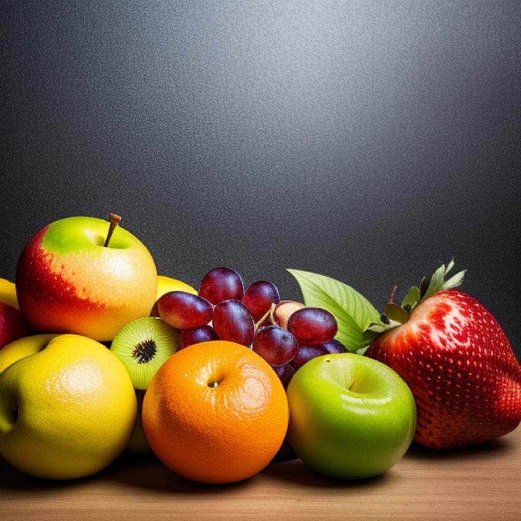Fondo con frutas by by @ai_generated