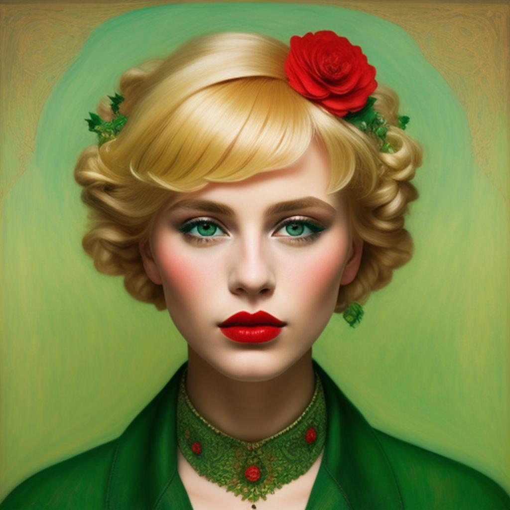 If you're looking for a stylish and gorgeous hairstyle that will enhance your natural beauty, consider adding a blonde fringe to your look, as @ai_generated