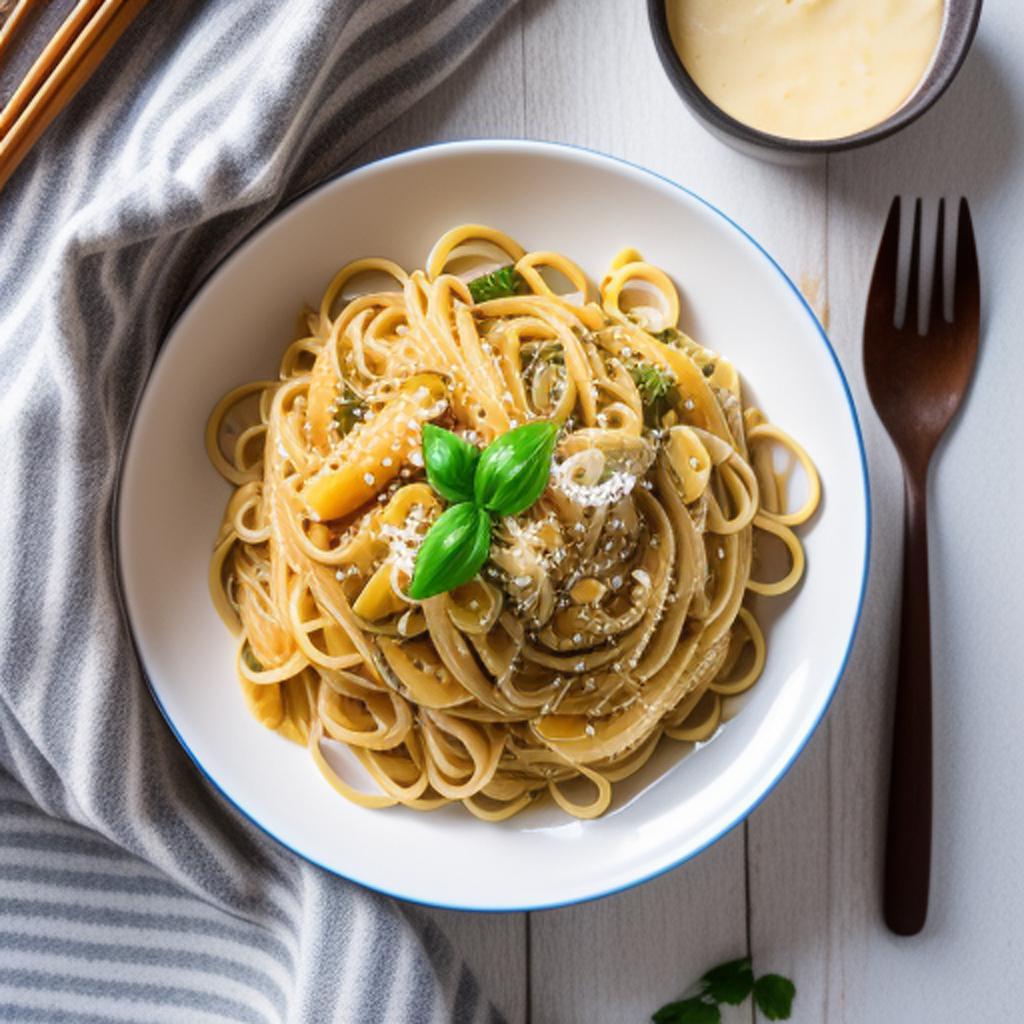 Nudel pasta in kleid by @ai_generated