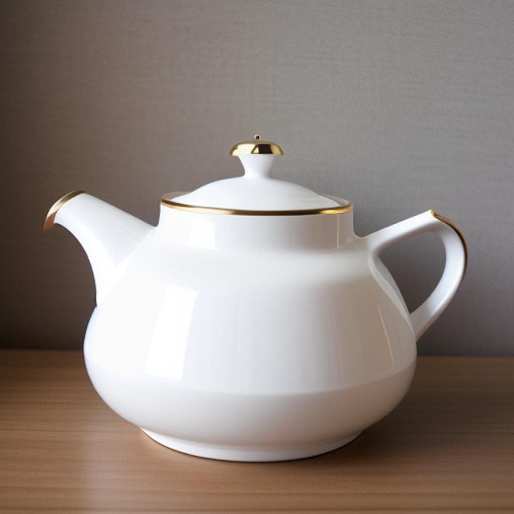 Don norman teapot with by @ai_generated