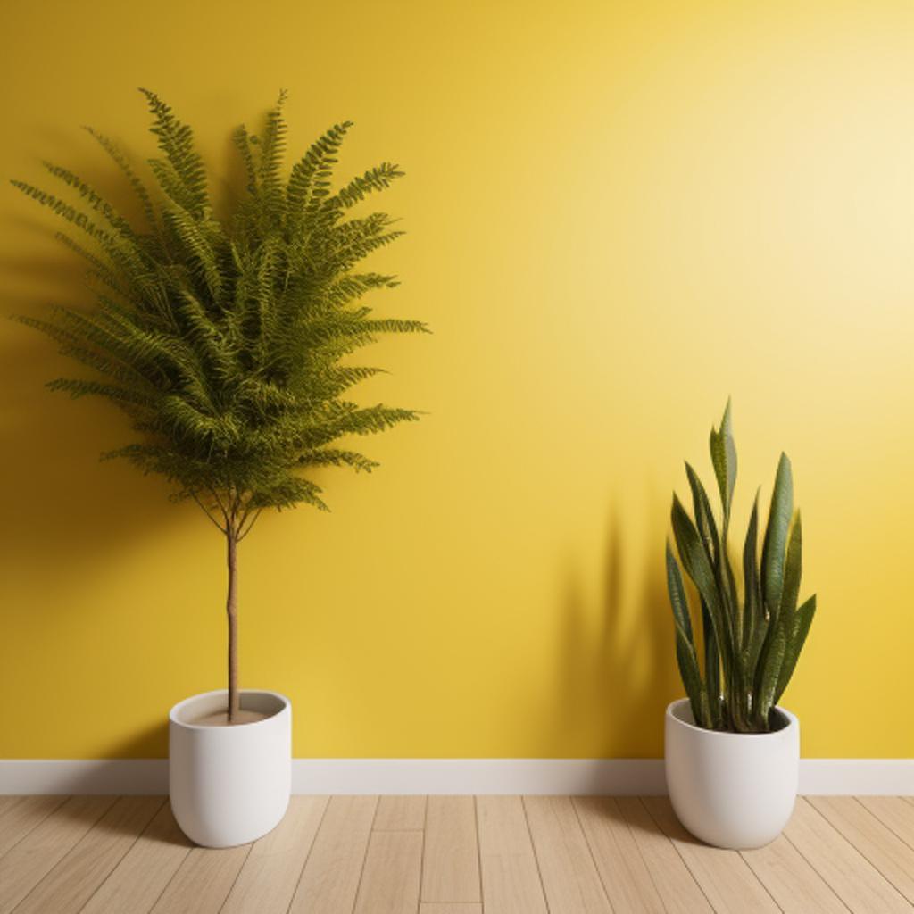 Background, yellow wall a by @ai_generated