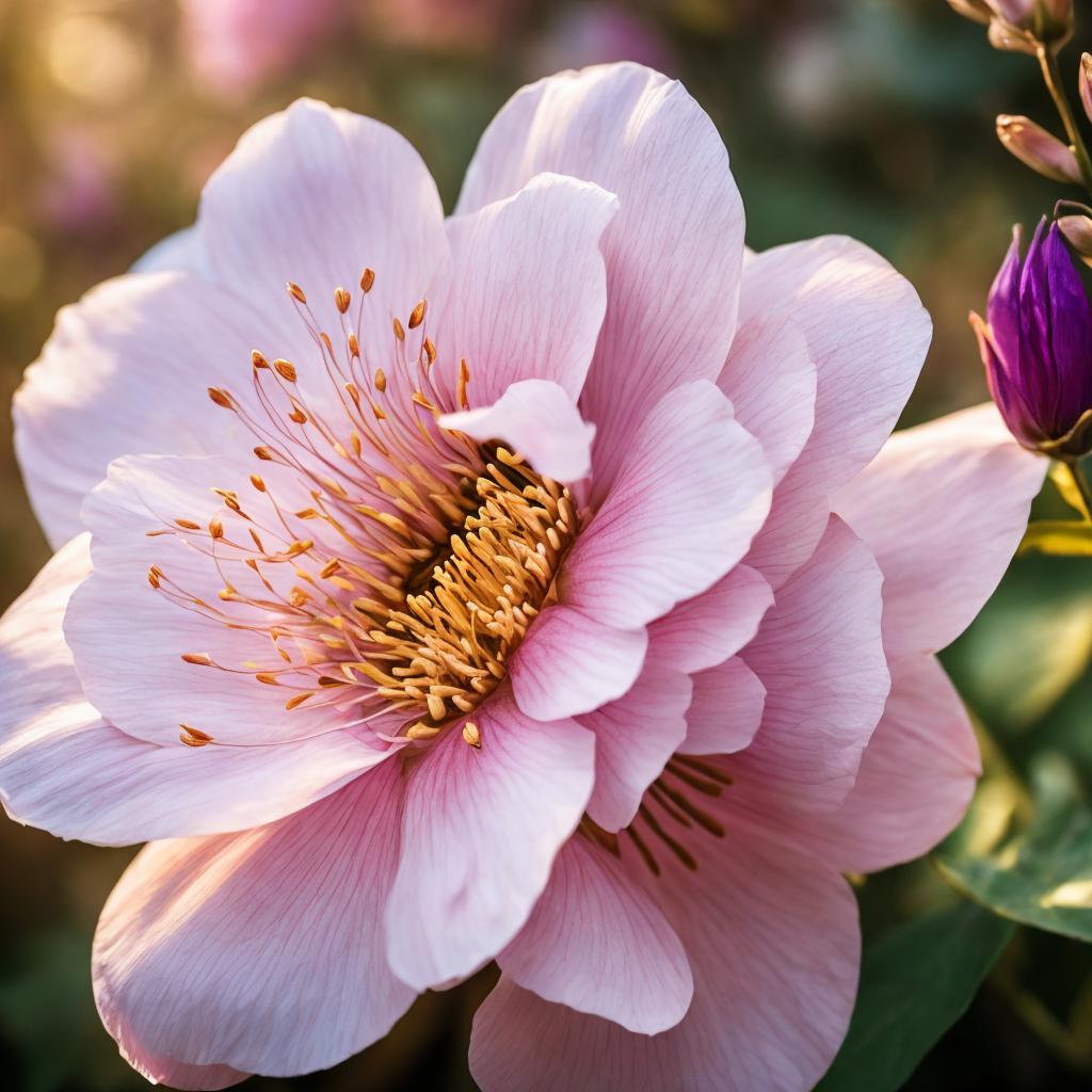 "macro photography, delicate flower by @ai_generated