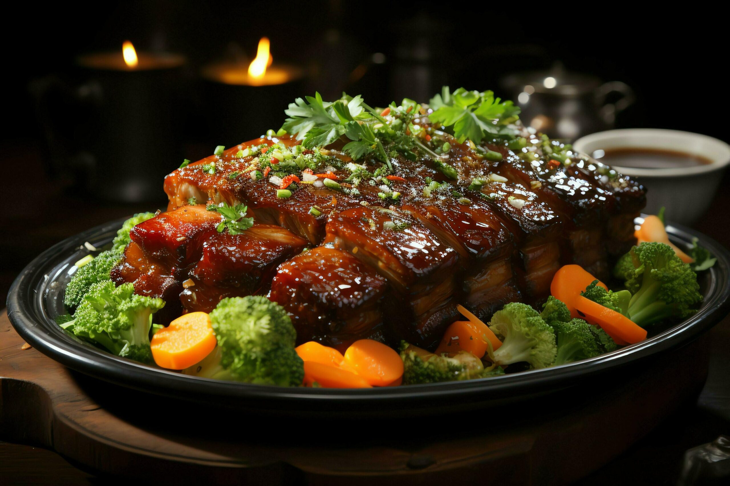 A-delicious-crispy-pork-belly-fancy-on-plate-restaurant-food-and-asian-cuisine-concept-by-ai-generated-free-photo