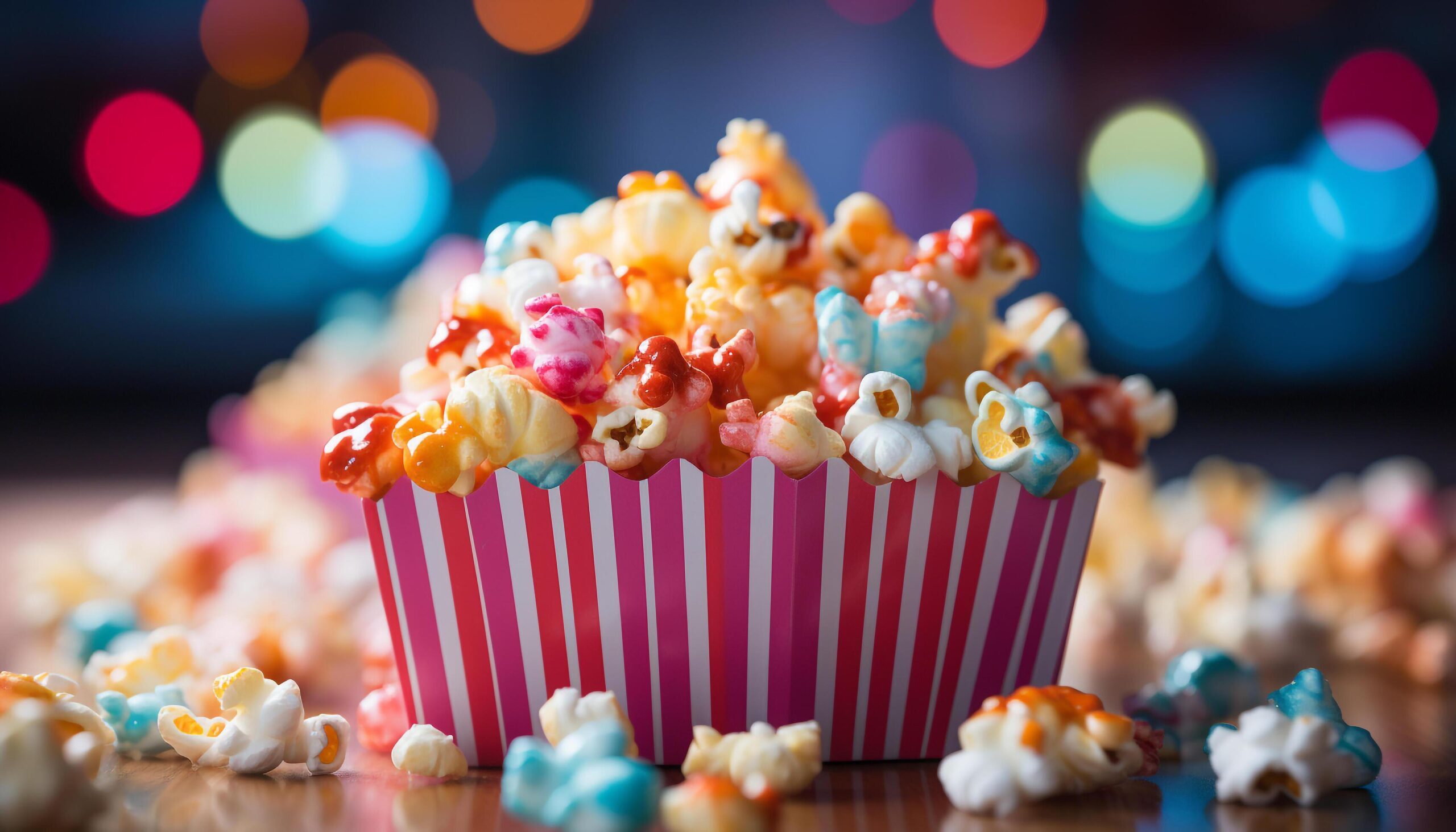 Ai-generated-a-colorful-table-of-sweet-treats-for-a-birthday-party-generated-by-ai-free-photo