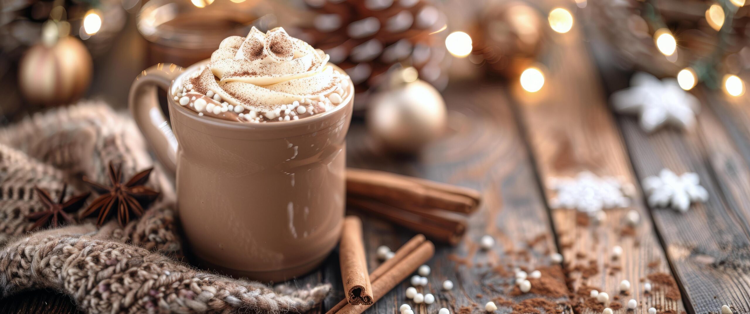 Ai-generated-a-cup-of-hot-chocolate-with-whipped-cream-free-photo