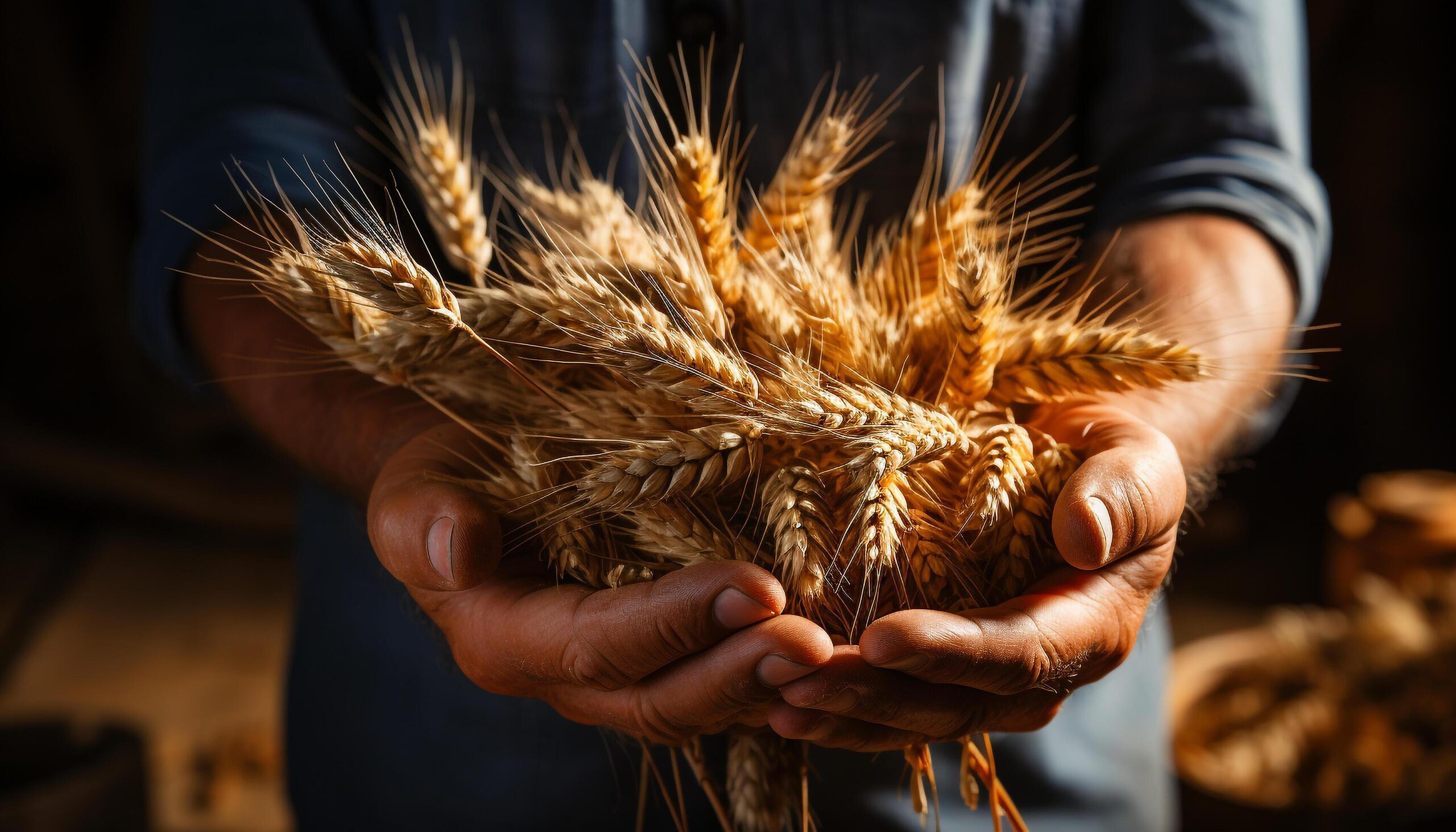 Ai-generated-a-farmer-hand-holds-organic-wheat-nature-healthy-meal-generated-by-ai-free-photo