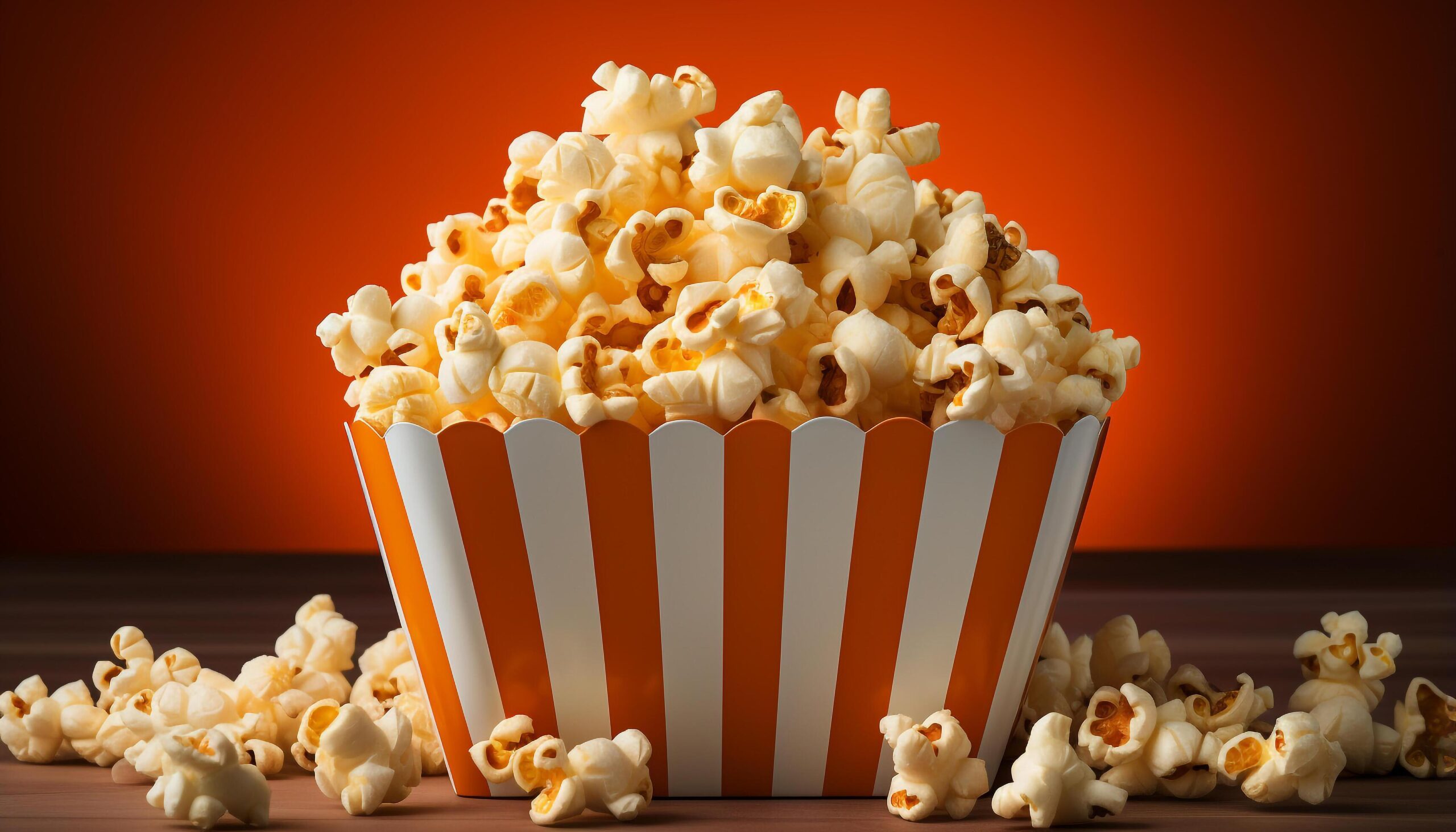 Ai-generated-a-fluffy-heap-of-fresh-popcorn-a-movie-snack-generated-by-ai-free-photo