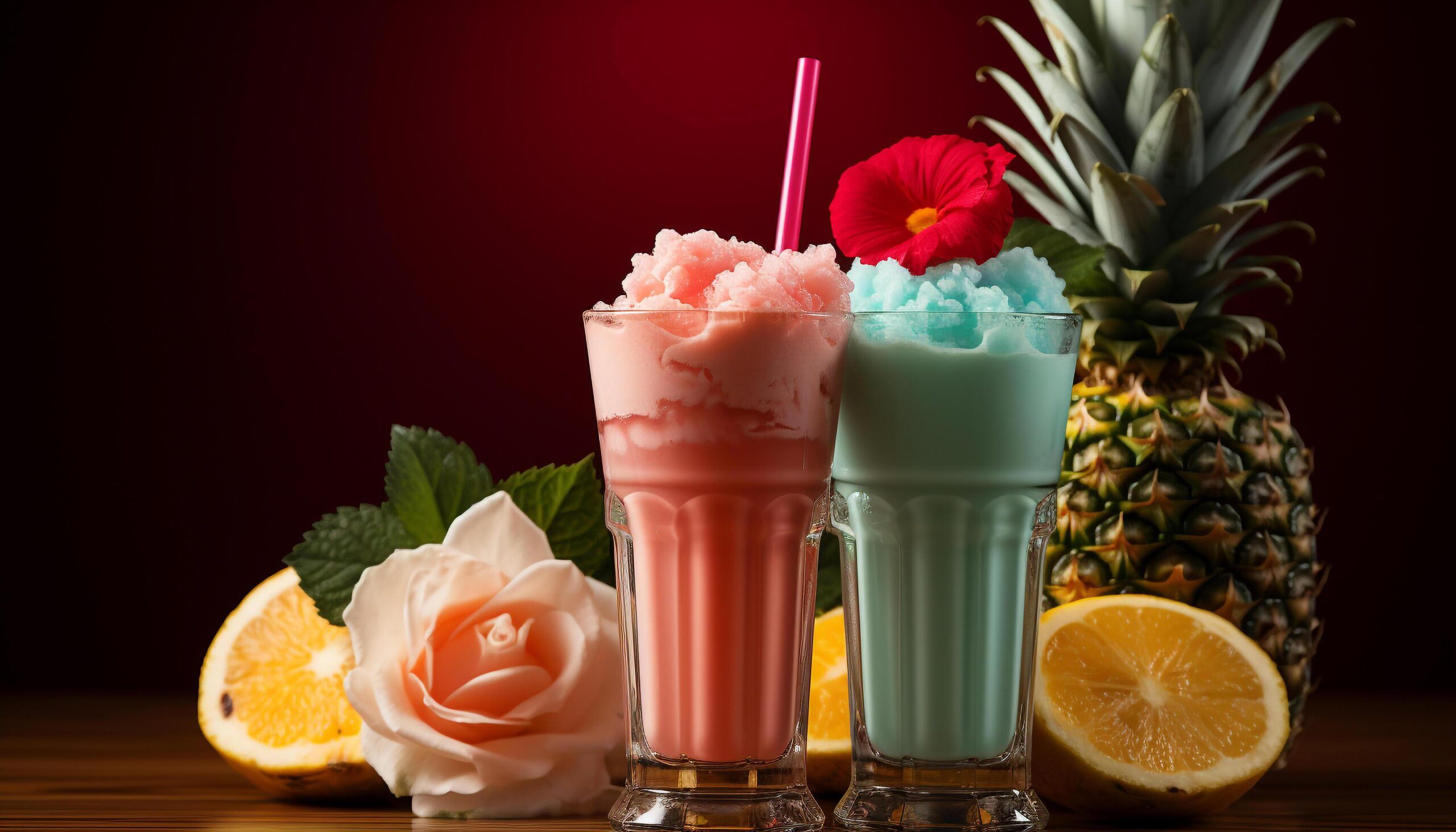 Ai-generated-a-refreshing-summer-cocktail-fruity-and-sweet-with-tropical-flavors-generated-by-ai-free-photo