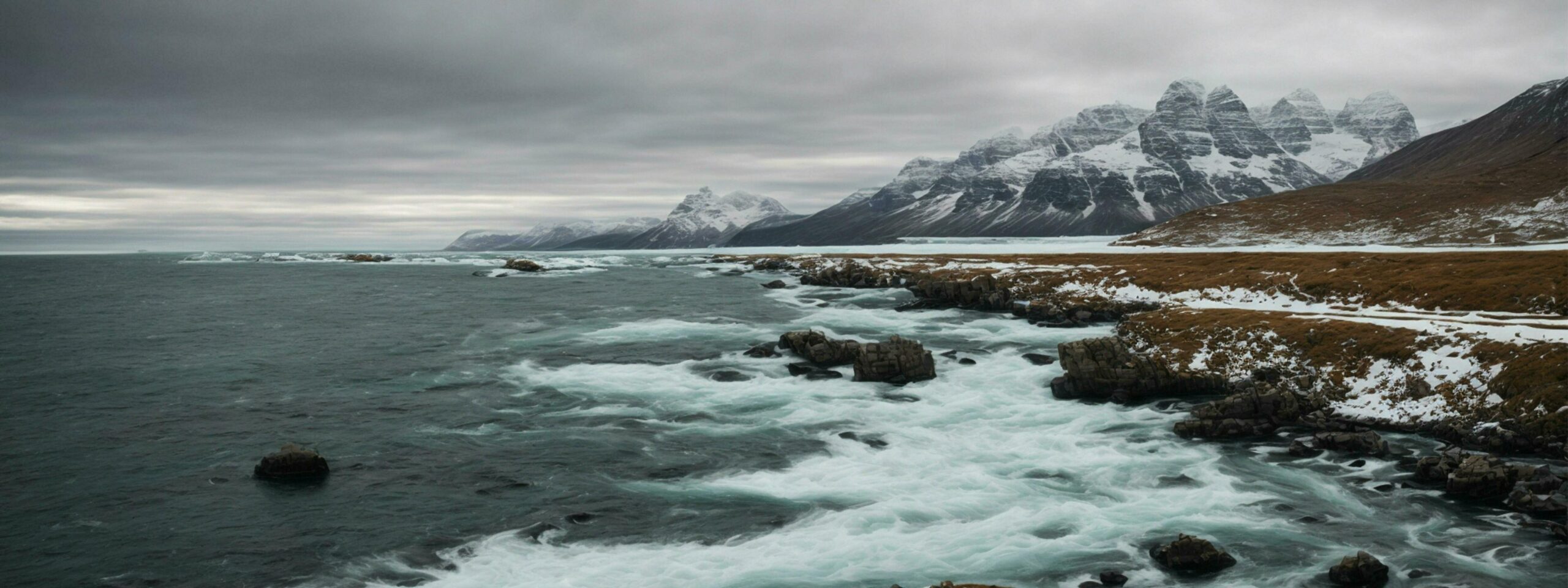 Ai-generated-banner-winter-nature-the-meeting-point-of-icy-waters-and-snowy-landscapes-let-the-panorama-tell-a-story-of-nature-s-resilience-in-the-face-of-the-cold-free-photo