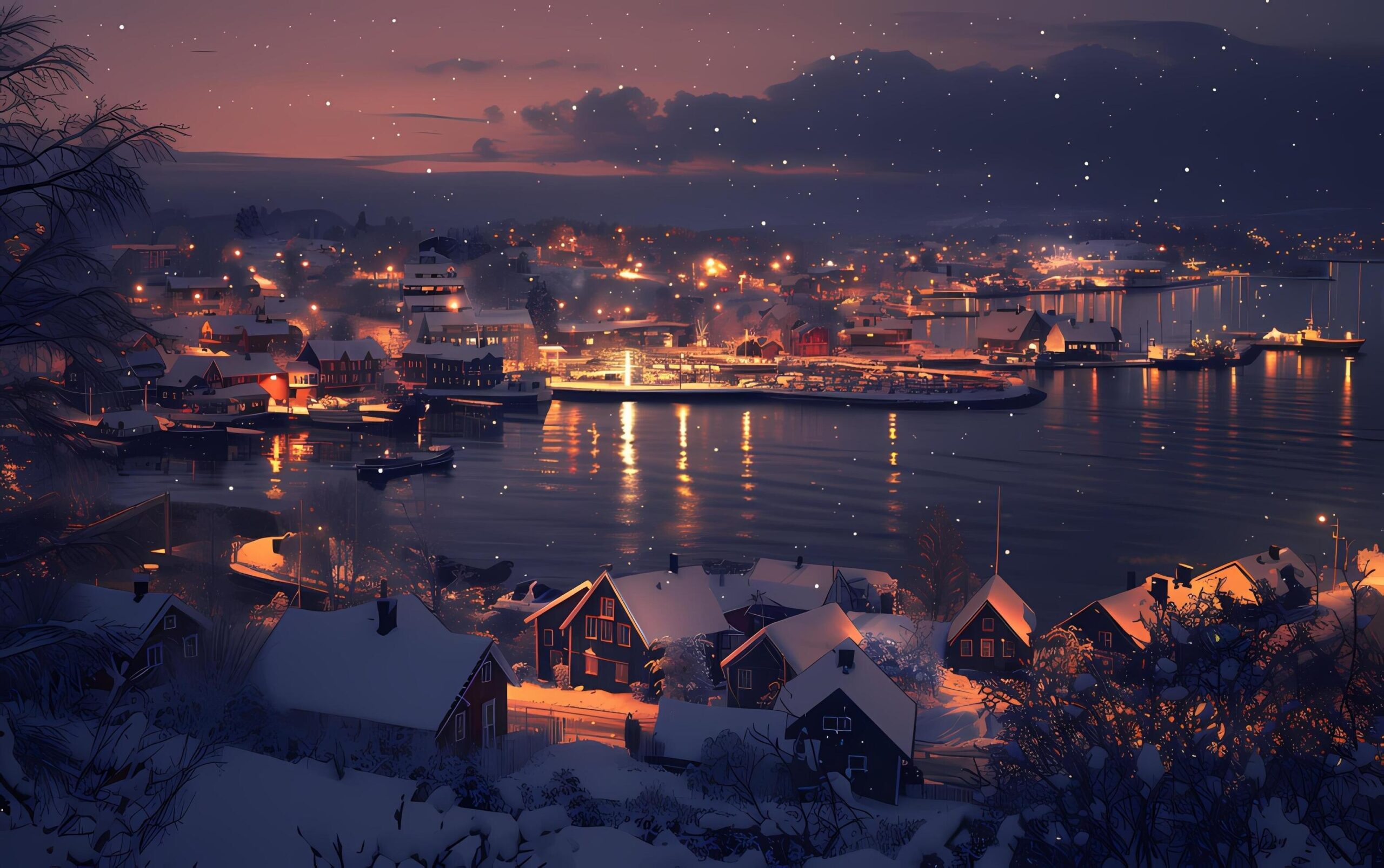Ai-generated-beautiful-city-in-the-natural-style-of-norway-free-photo