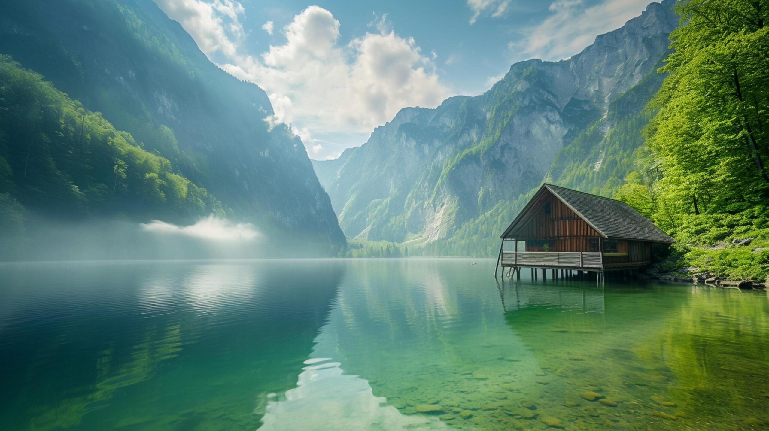 Ai-generated-beautiful-of-rural-landscape-by-the-lake-ai-generated-free-photo