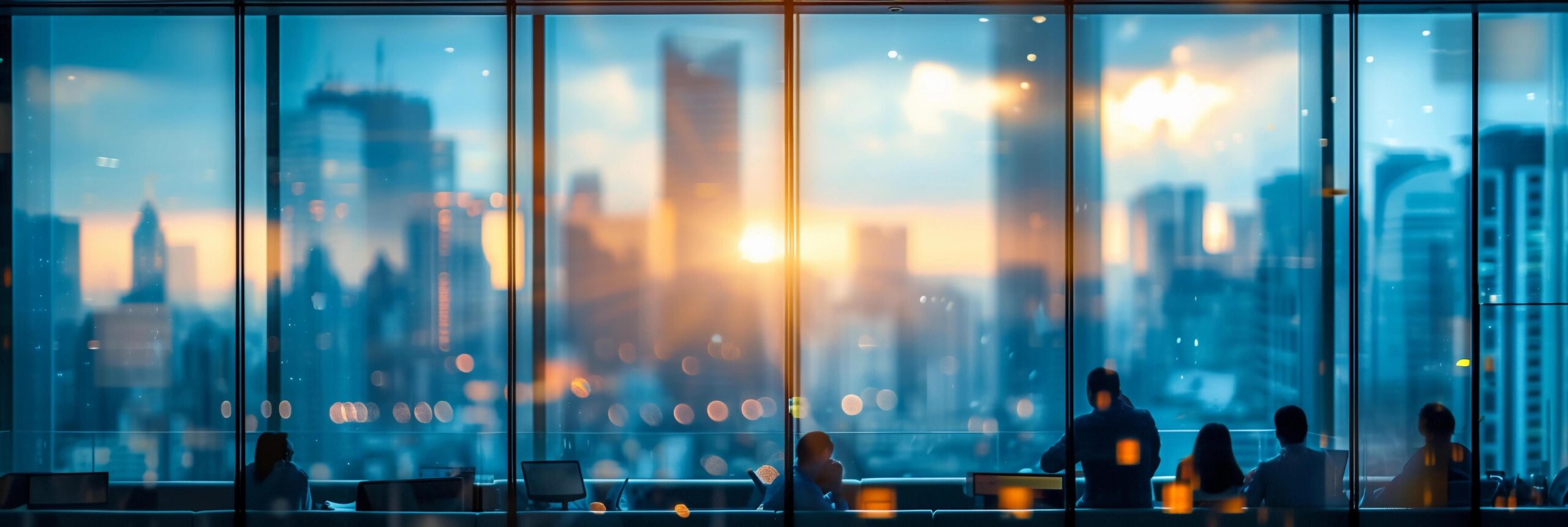 Ai-generated-cityscape-through-the-window-background-image-generative-ai-free-photo