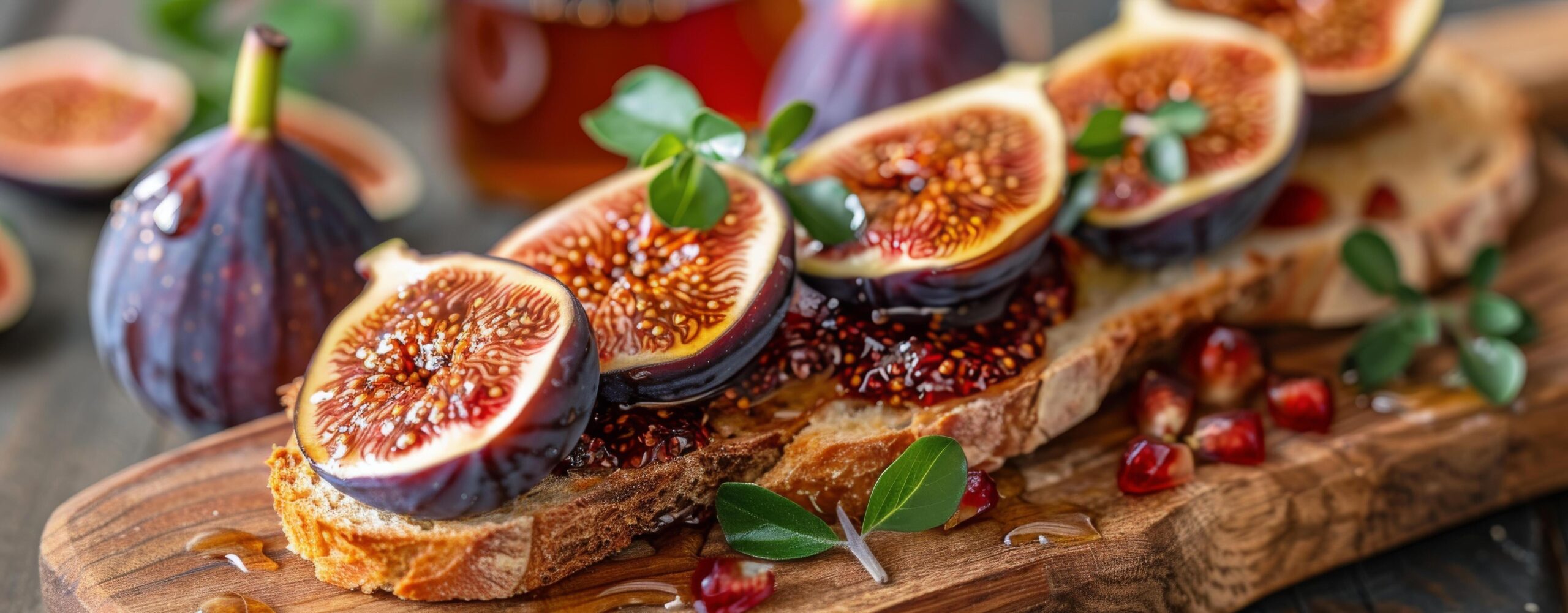 Ai-generated-close-up-of-bread-with-fruit-free-photo
