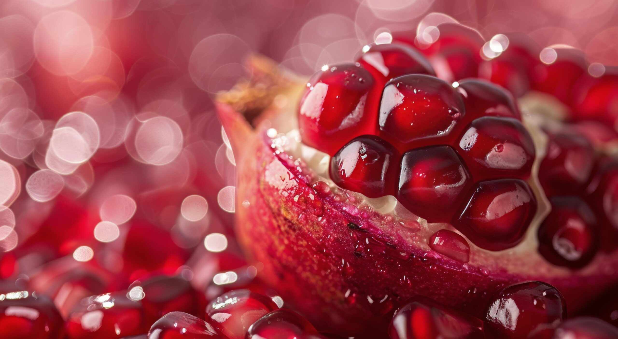 Ai-generated-close-up-of-pomegranate-on-table-free-photo