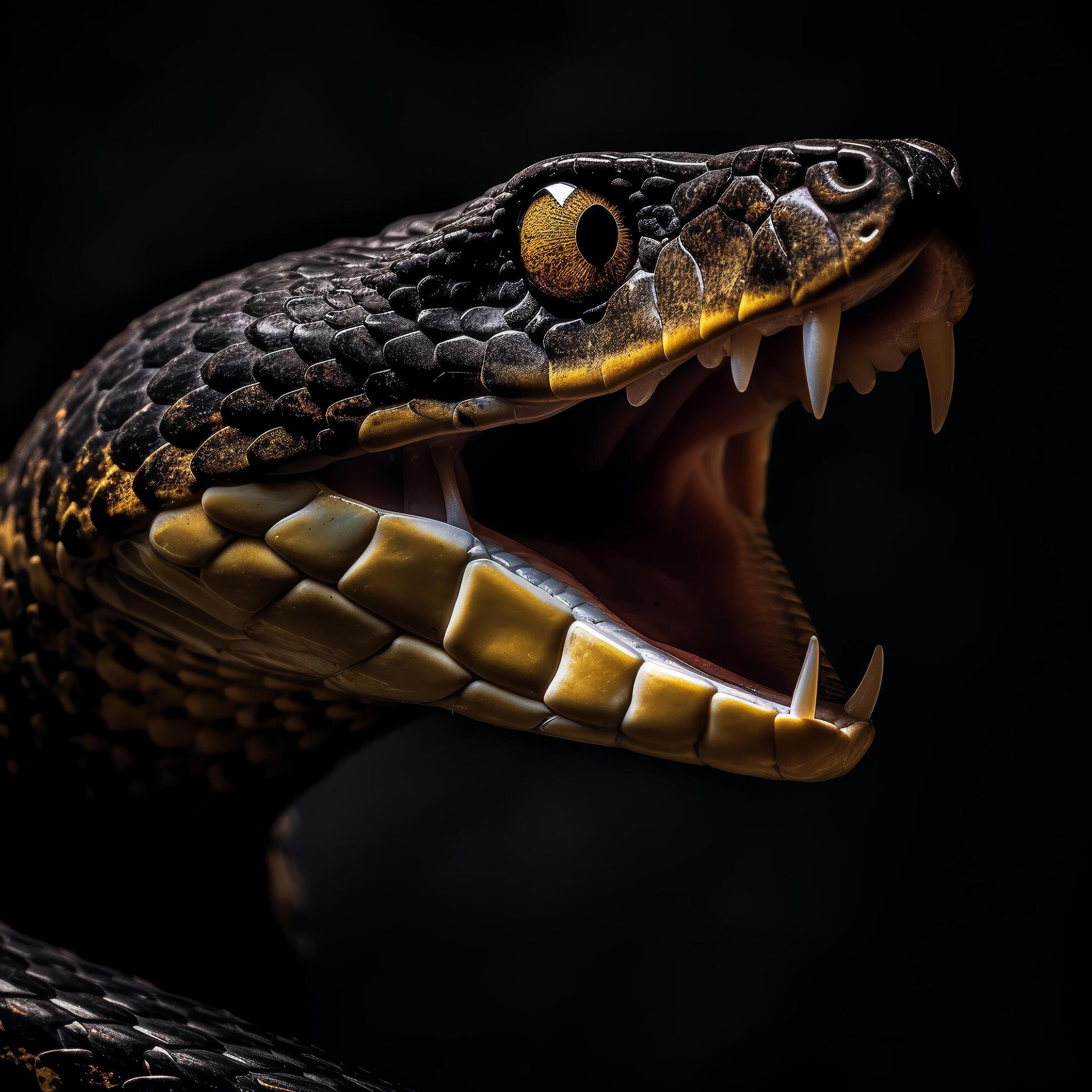 Ai-generated-close-up-portrait-of-cobra-snake-generative-ai-free-photo