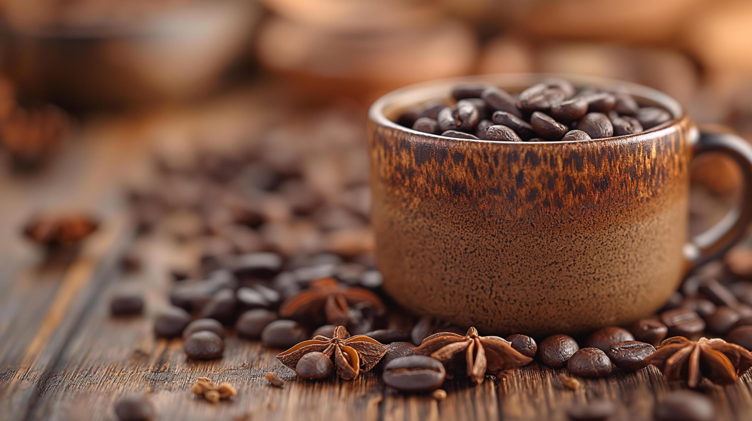Ai-generated-coffee-beans-and-anise-star-free-photo