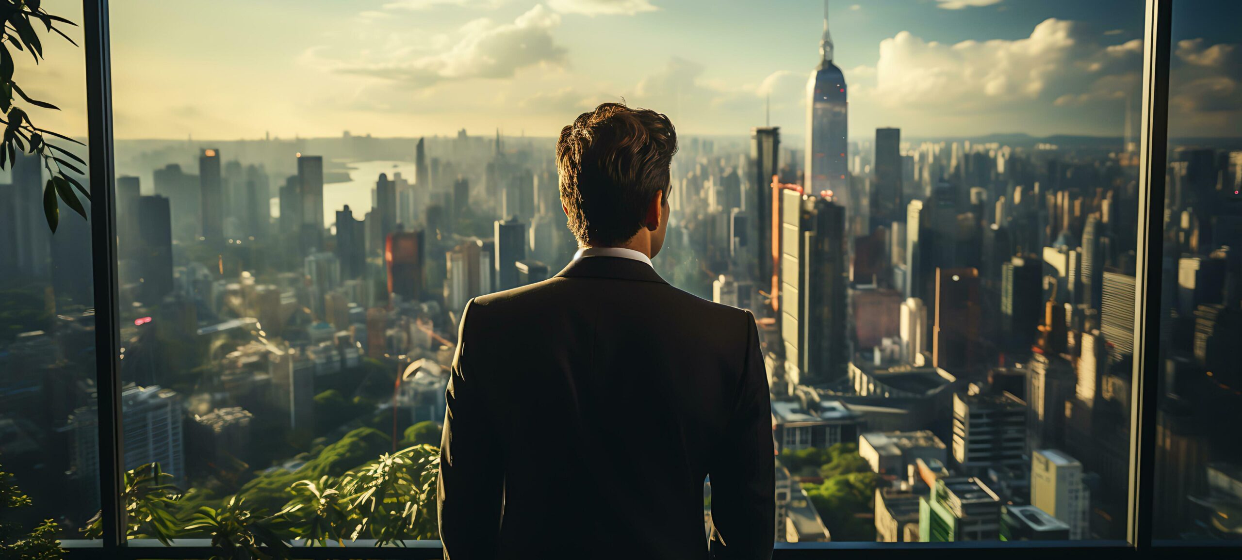 Ai-generated-confident-businessman-in-modern-corporate-office-professional-entrepreneurial-spirit-generative-ai-free-photo